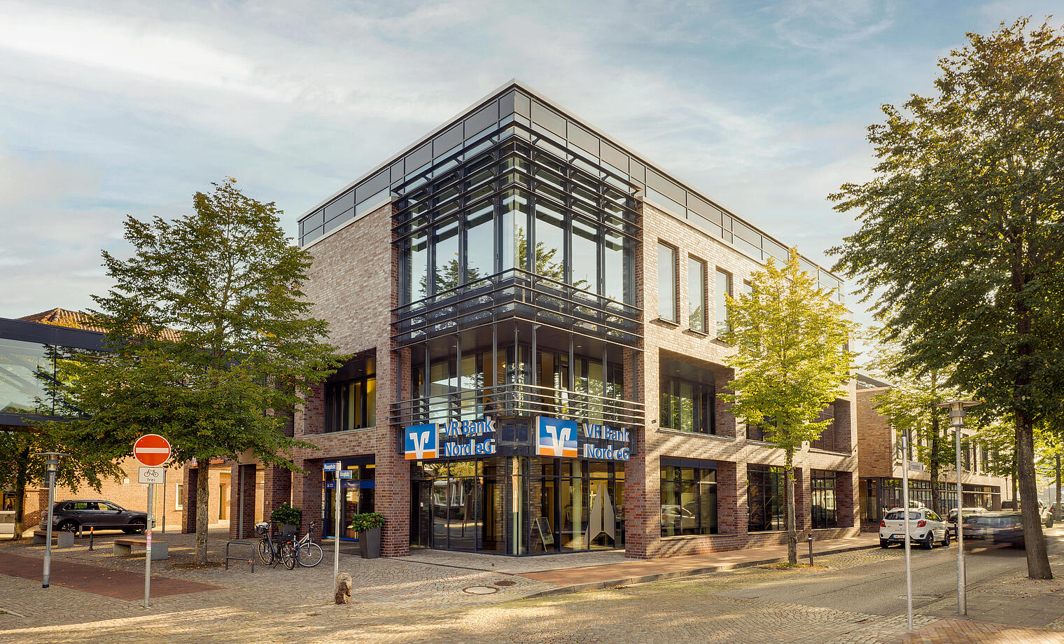 VR Bank Nord eG Geschäftsstelle Niebüll Neubau eines Geschäftshauses mit Tiefgarage